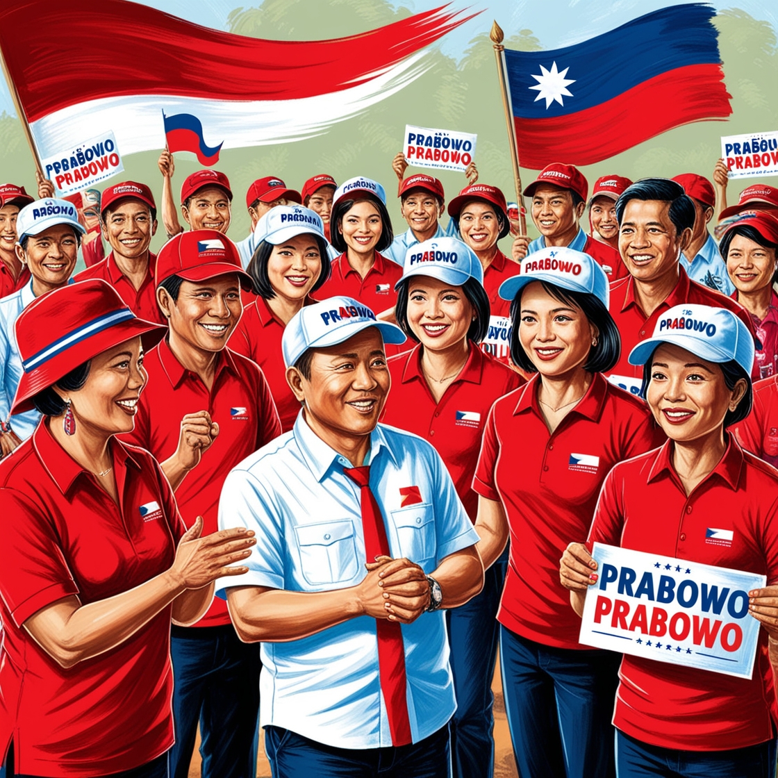 barisan relawan Prabowo