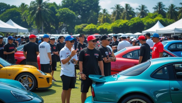 Leonardo_Phoenix_10_Car_enthusiasts_community_gathering_outdoo_0